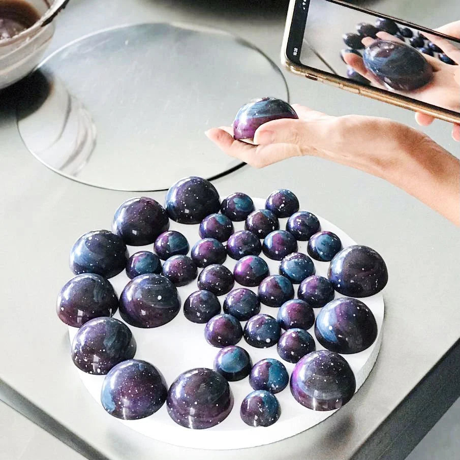 Online Parlak Pasta ve Çikolata Bonbon Yapımı