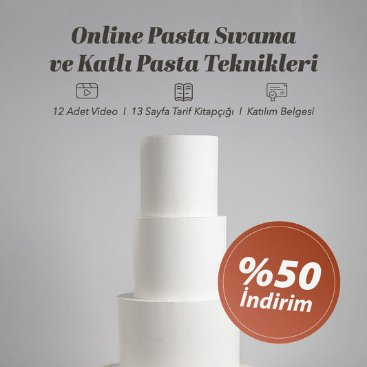 Online Pasta Sıvama ve Katlı Pasta Teknikleri