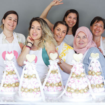 Makaron ve Beze Kule Yapımı