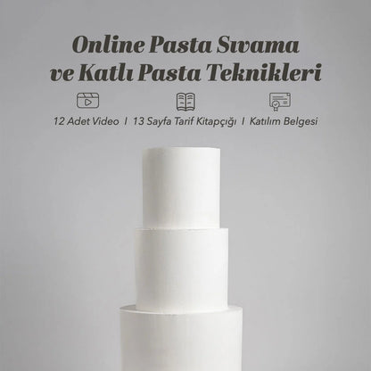 Online Pasta Sıvama ve Katlı Pasta Teknikleri