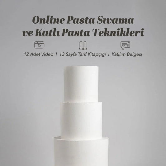 Online Pasta Sıvama ve Katlı Pasta Teknikleri