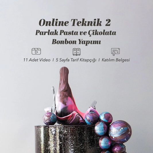 Online Parlak Pasta ve Çikolata Bonbon Yapımı